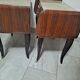 Pair of Mcm italian bedside units tables 1950s