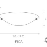 “Mezza Luna” wall lamp by Jean-François Crochet for Terzani (new)