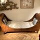 Set of 19th Century Italian Empire Flamed Walnut Sleigh Beds or Daybeds