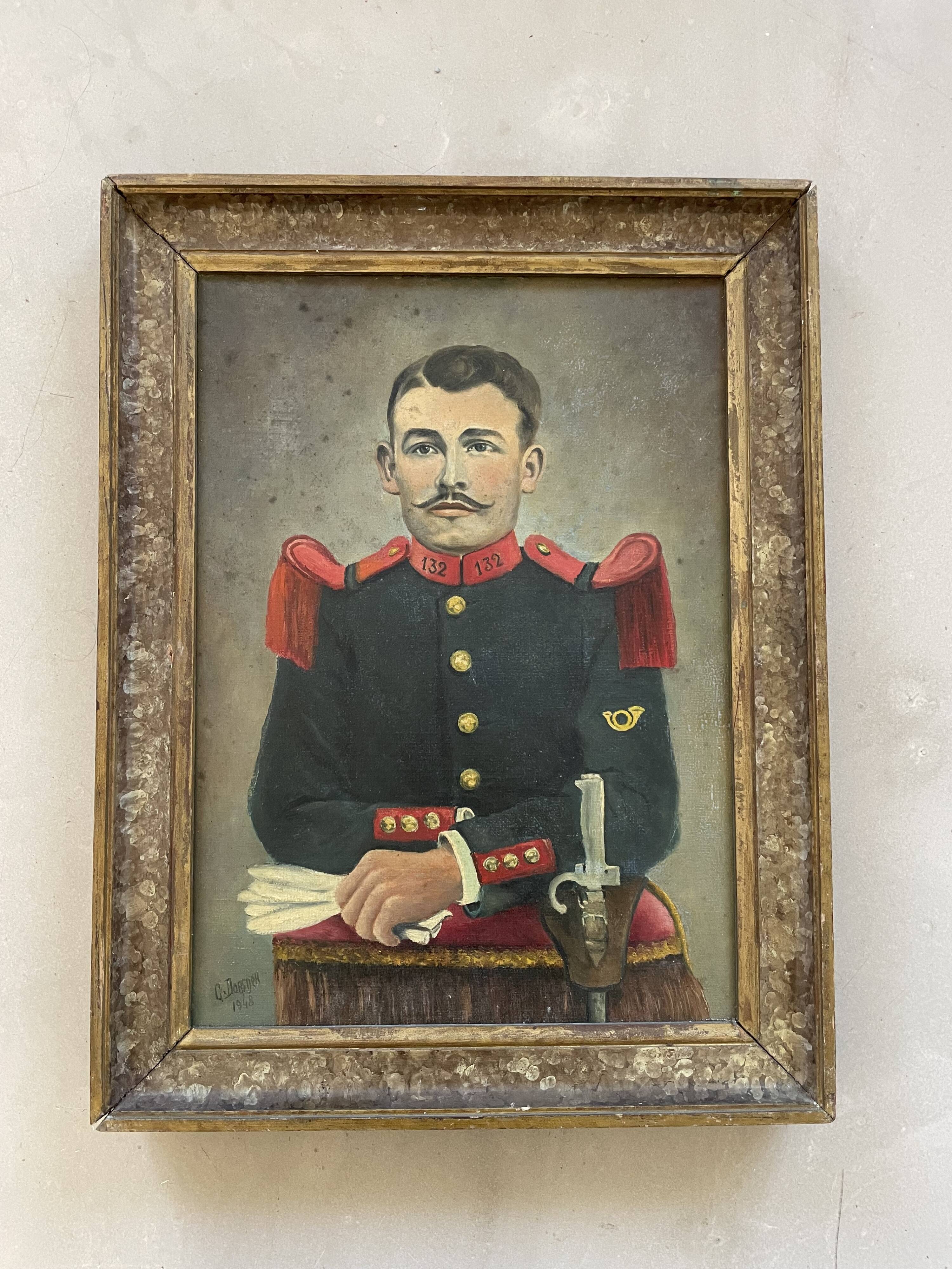 Old portrait, oil on canvas 1948