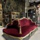 Golden wooden castle post from the Napoleonic III era.