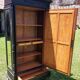 Dressmaker's cabinet with beveled triptych mirrors. (Mirror cabinet)