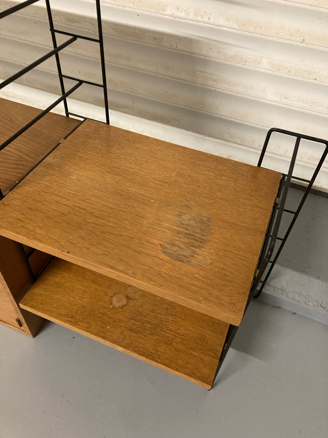 Vintage Alcora wall shelf system