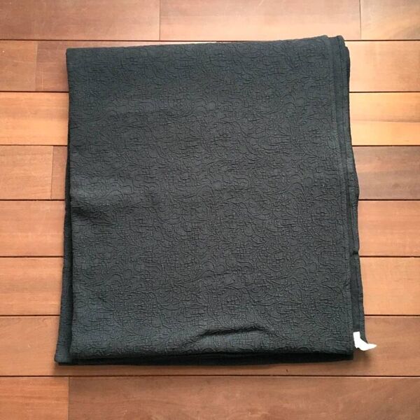 Maison Charvet Dessus de Lit Métis Noir 235 x 265
