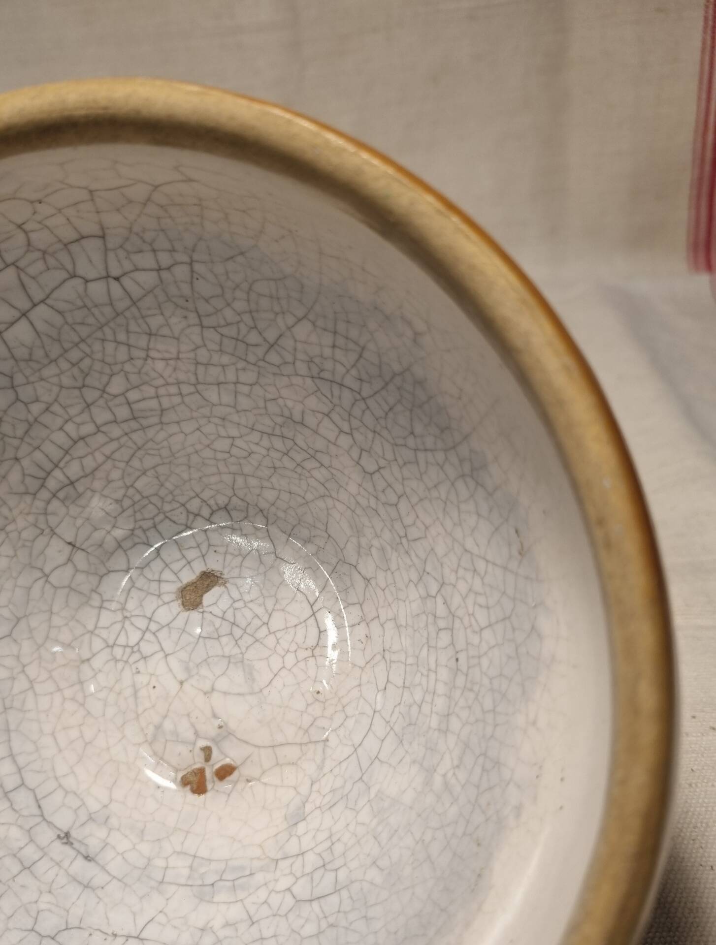 Varnished bowl