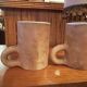Mugs pottery La Colombe