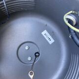 Authentic workshop lamp in stainless steel and steel