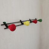 Vintage wall coat rack