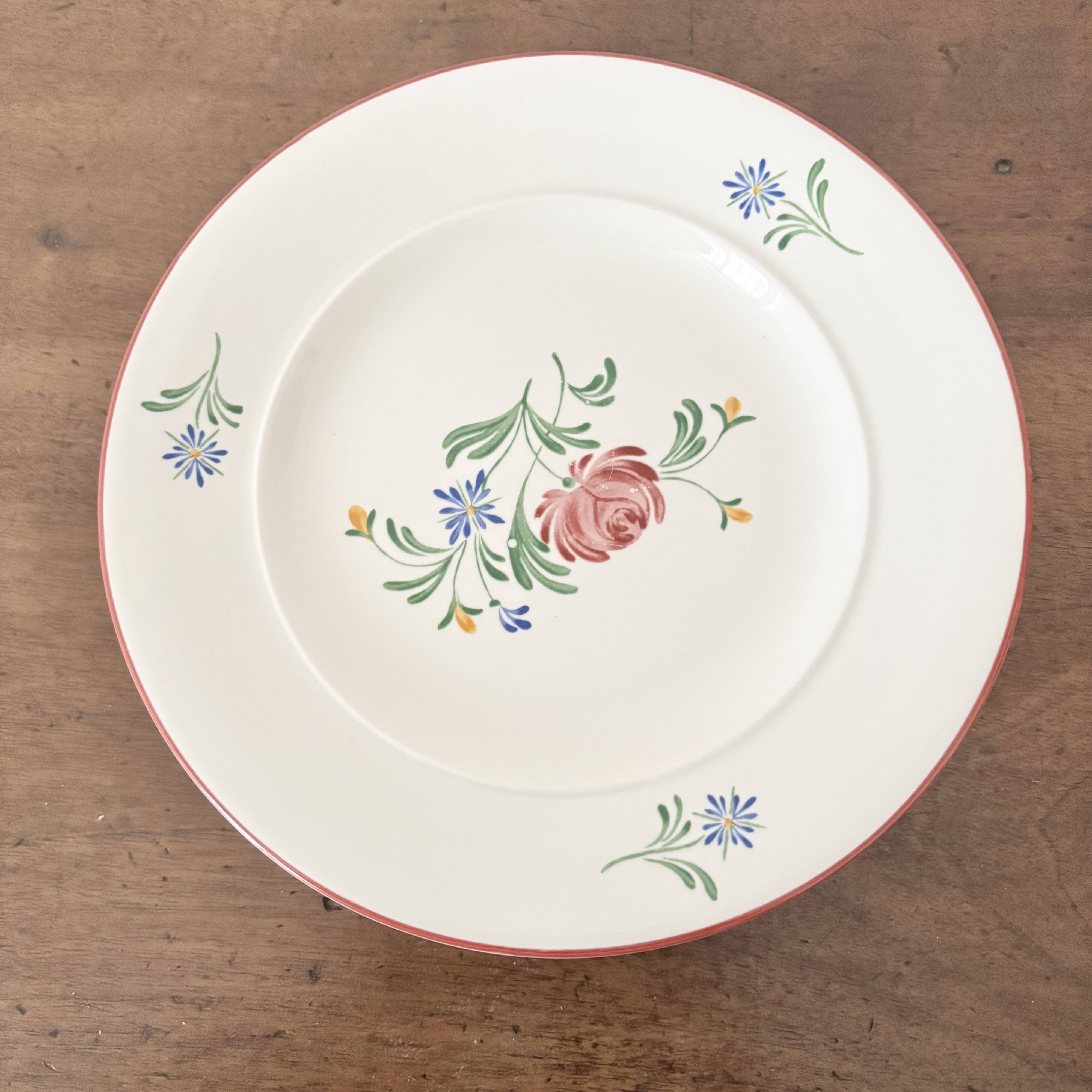 Antique Lunéville dessert plate