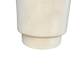 Cylindrical vase 1960 in white ceramic