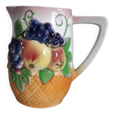 Céramique vintage très originale en barbotine