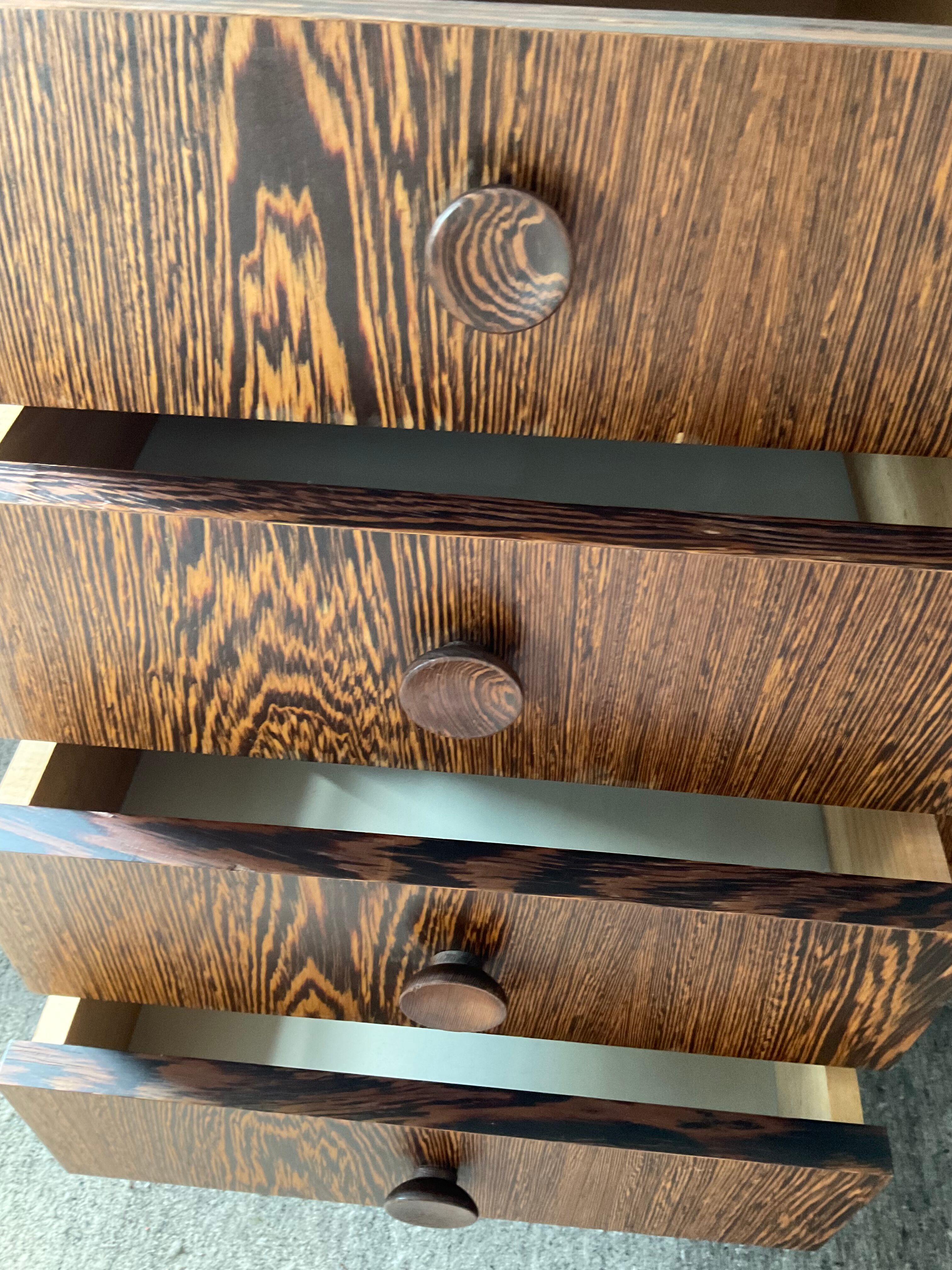 Vintage rosewood chest of drawers 60s