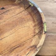 Plat touareg en bois rond XL
