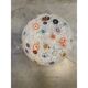 Lampe de table contemporaine en verre multicolore « Murrine » de style Murano