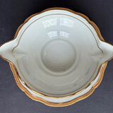 Antique sauce boat in Limoges porcelain