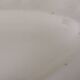 2 oval raviers Sarreguemines solid ivory color