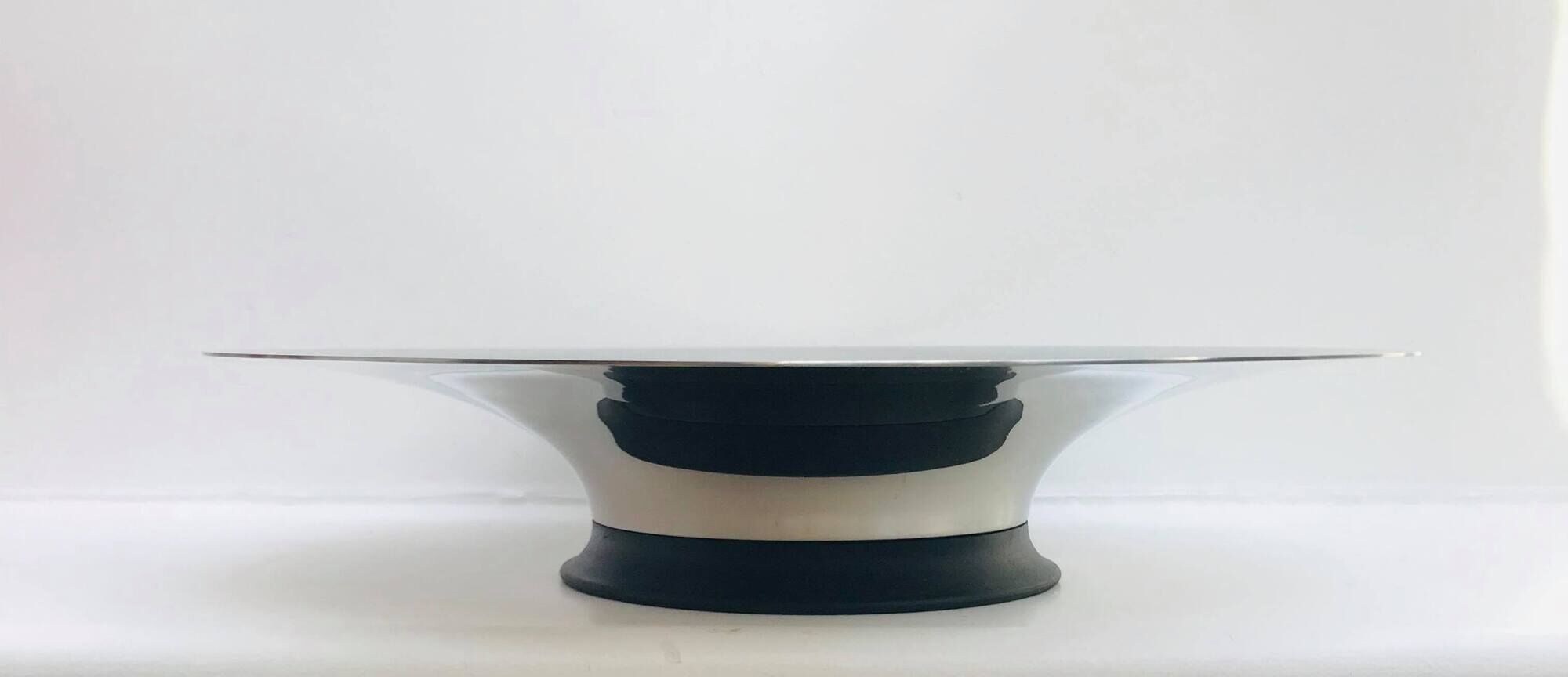 Erik Bagger Modernist Modernist Stainless Steel Table Center Bowl, Scandinavian Modernist Design Decor