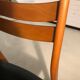 6 chaises vintage des années 60