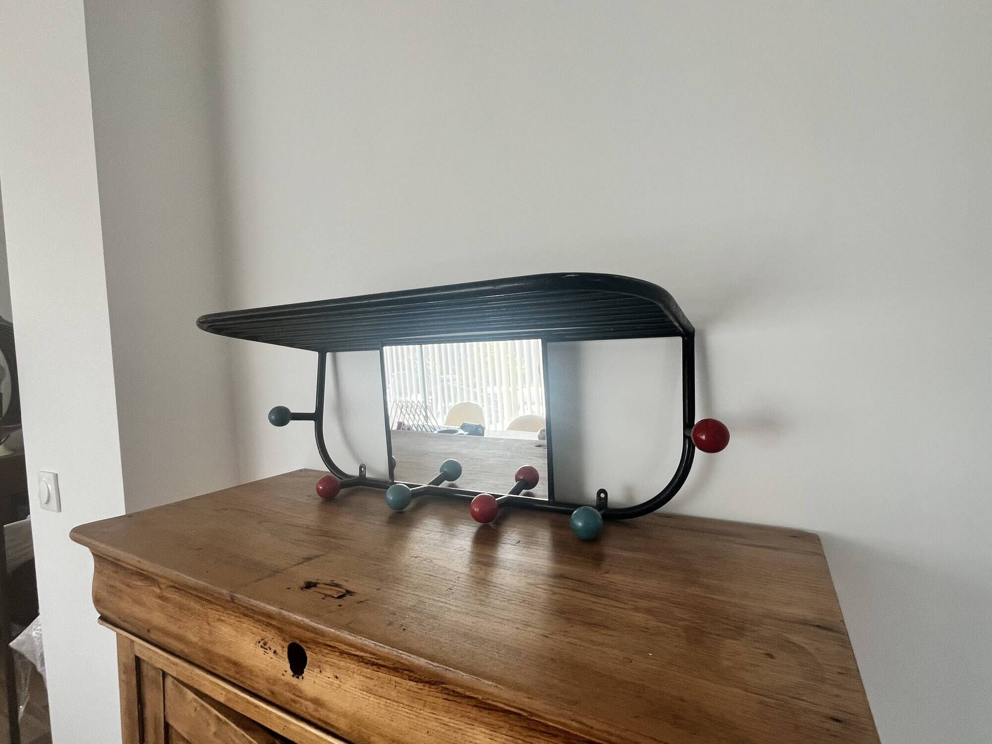 Vintage style wall coat rack Féraud