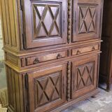 Ancien buffet d'antiquaire Louis XIII chêne massif