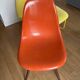 4 Chaises Charles & Ray Eames Herman Miller DSW orange
