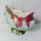 Old barbotine small earthenware planter