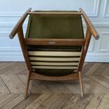Pair of 790 armchairs by Joseph André Motte, Steiner, 1960