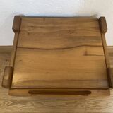 Solid oak bedside table, Maison Regain 1960