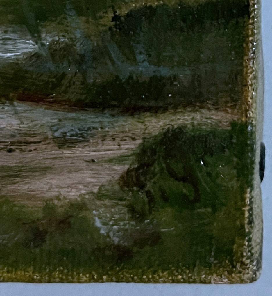 Tableau HST Marine post-impressionist