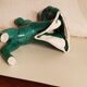 Pair of bookends from the 50s in green glazed ceramic