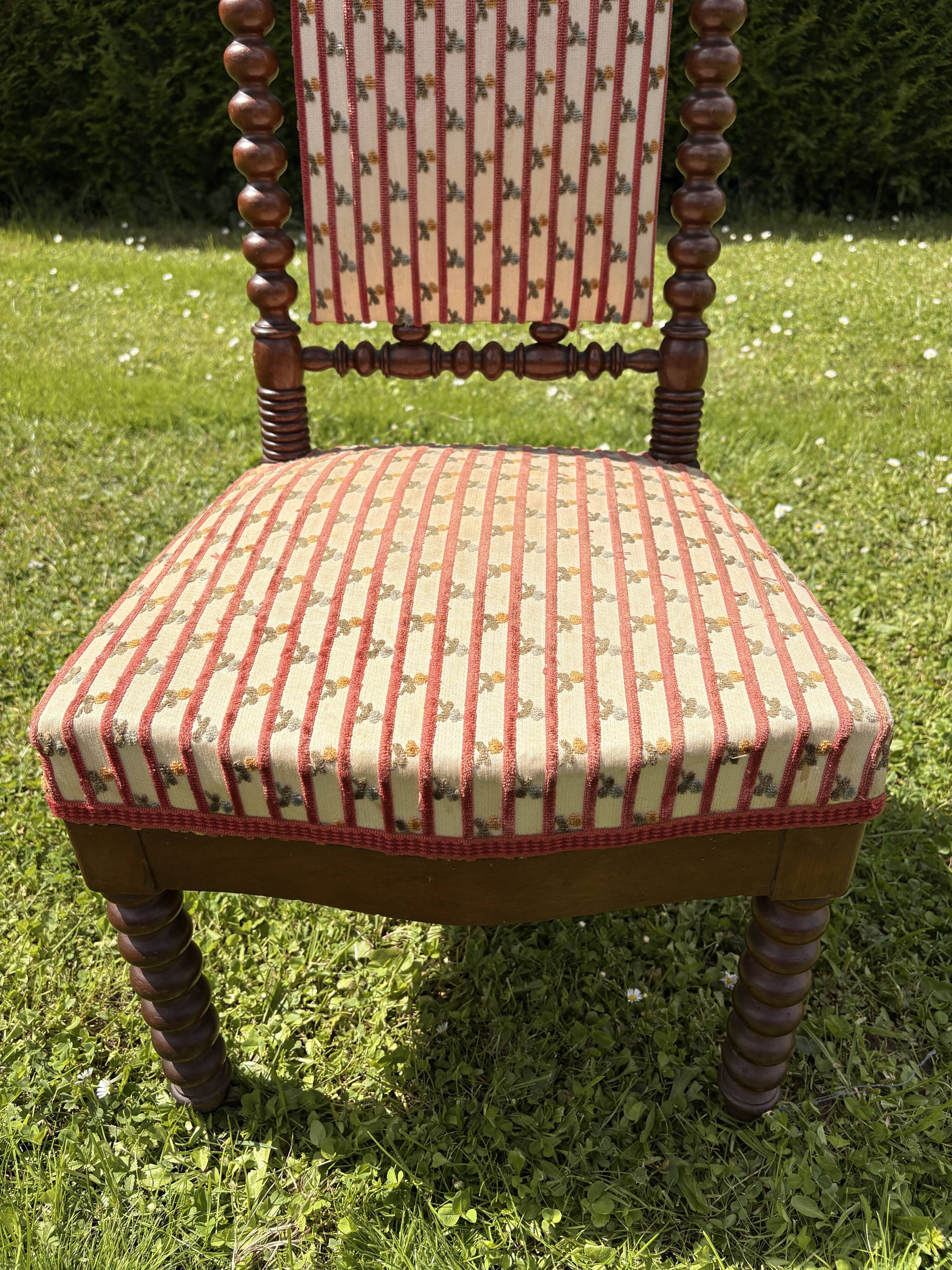 Napoleon III turned wood chair