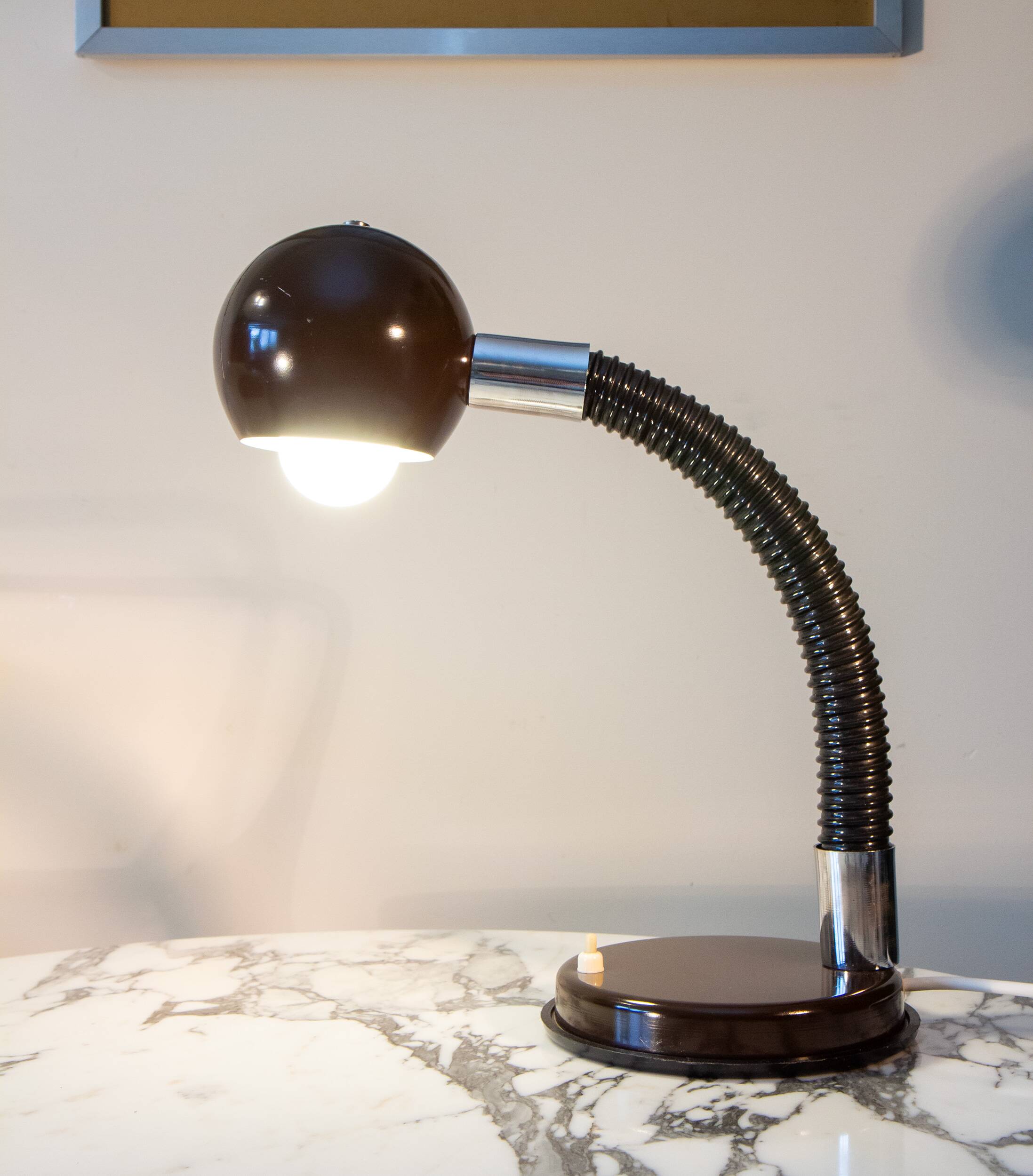 Flexible lamp eye ball space age 70