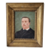 Portrait d'homme ancien cadre doré