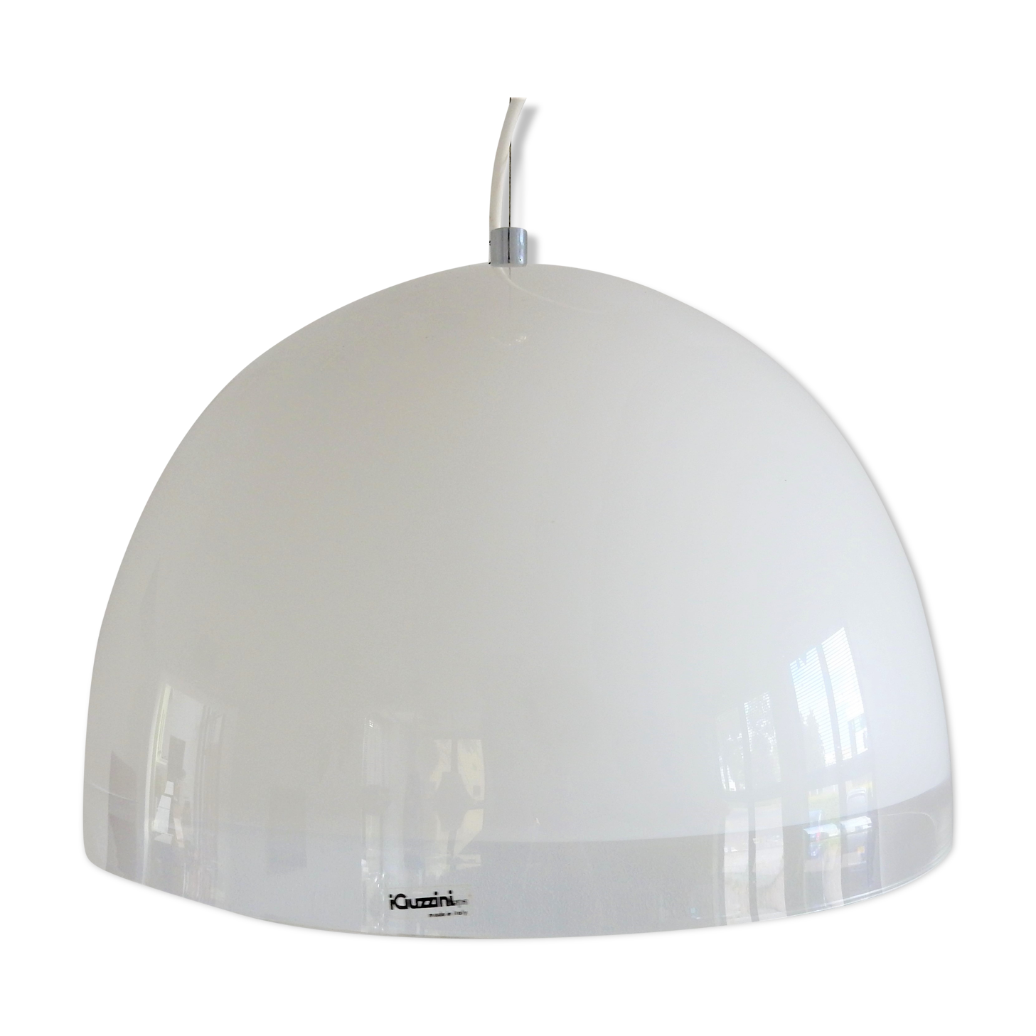 White Baobab pendant lamp by iGuzzini, Italy 1970's