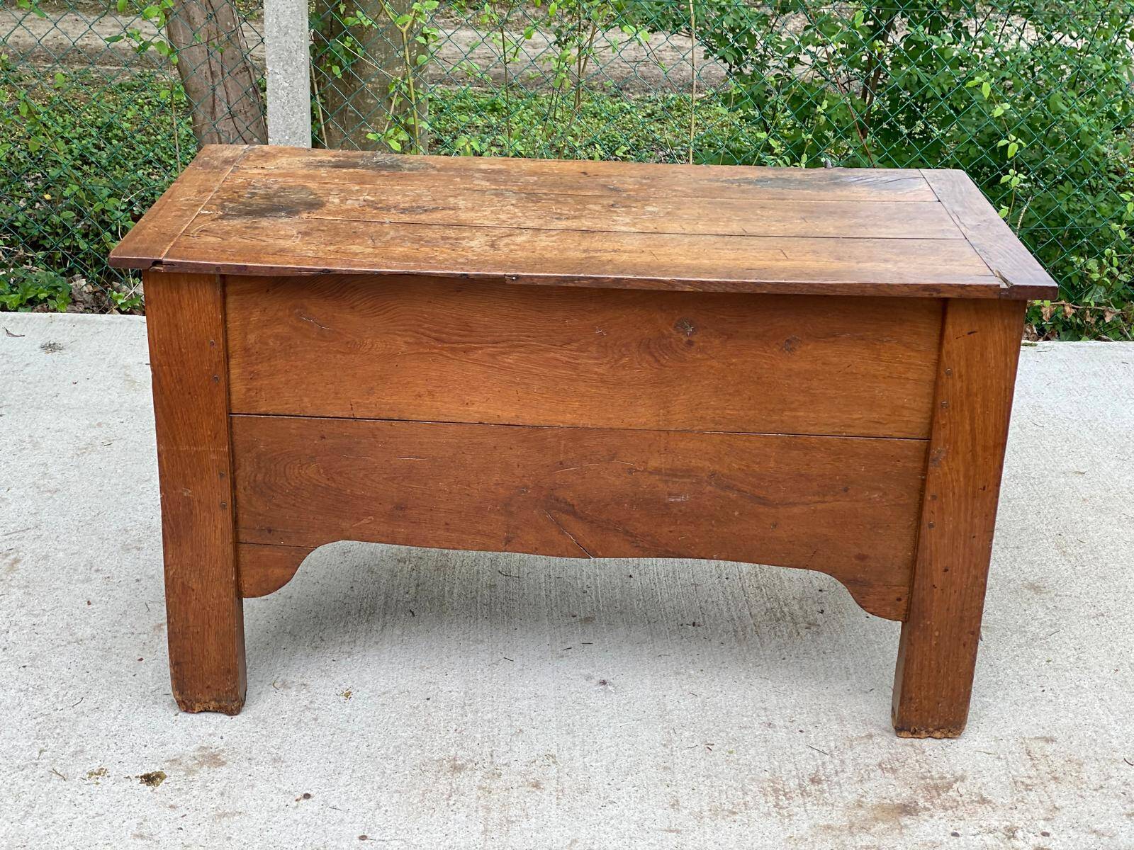 Antique 19th century solid oak wood hut