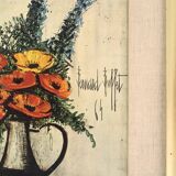 Tableau nature morte Les pavots de Bernard Buffet