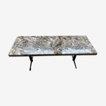 Table basse de salon en marbre
