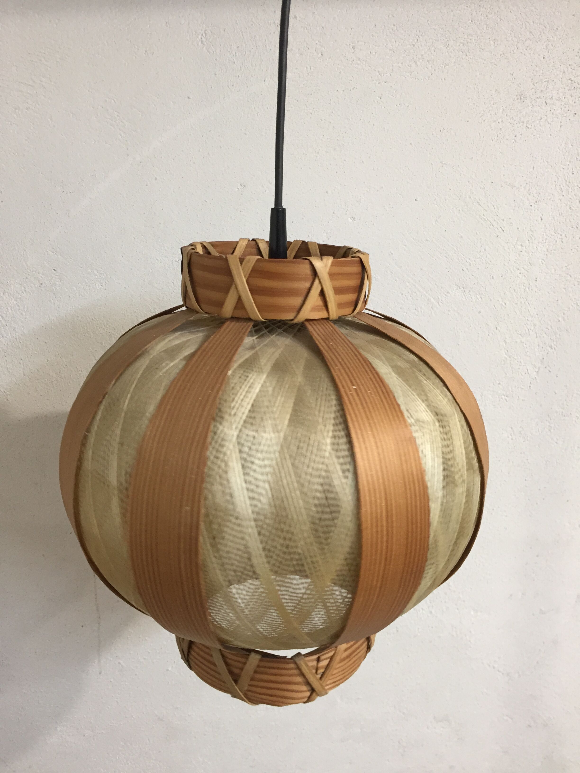 Suspension wood and nylon vintage, 1960