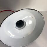 Set of 2 black enamelled bowls