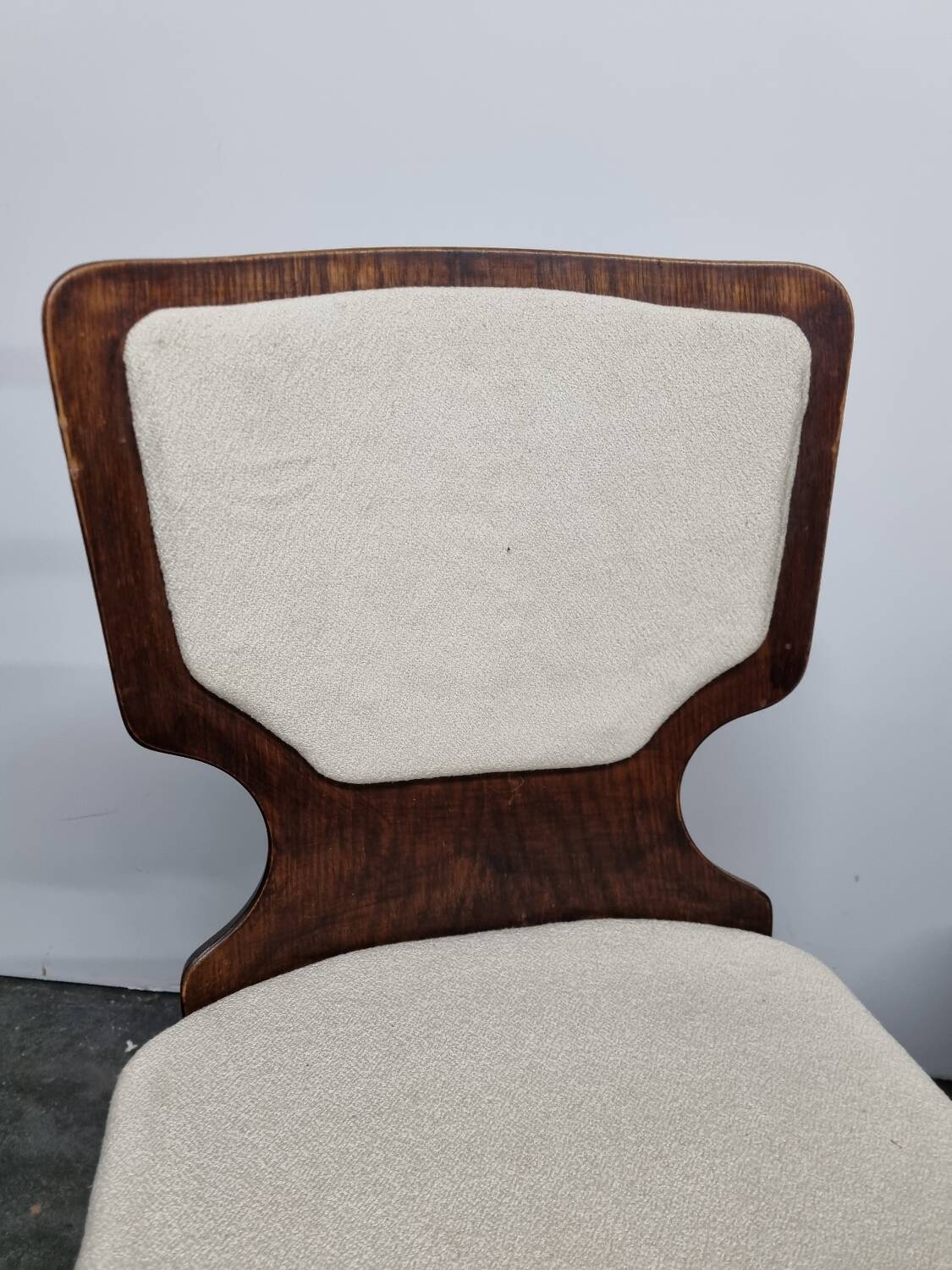 Pair of vintage wooden chairs