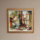 Original Swedish Oil On Panel – Paris (1964) – Olle Blomberg
