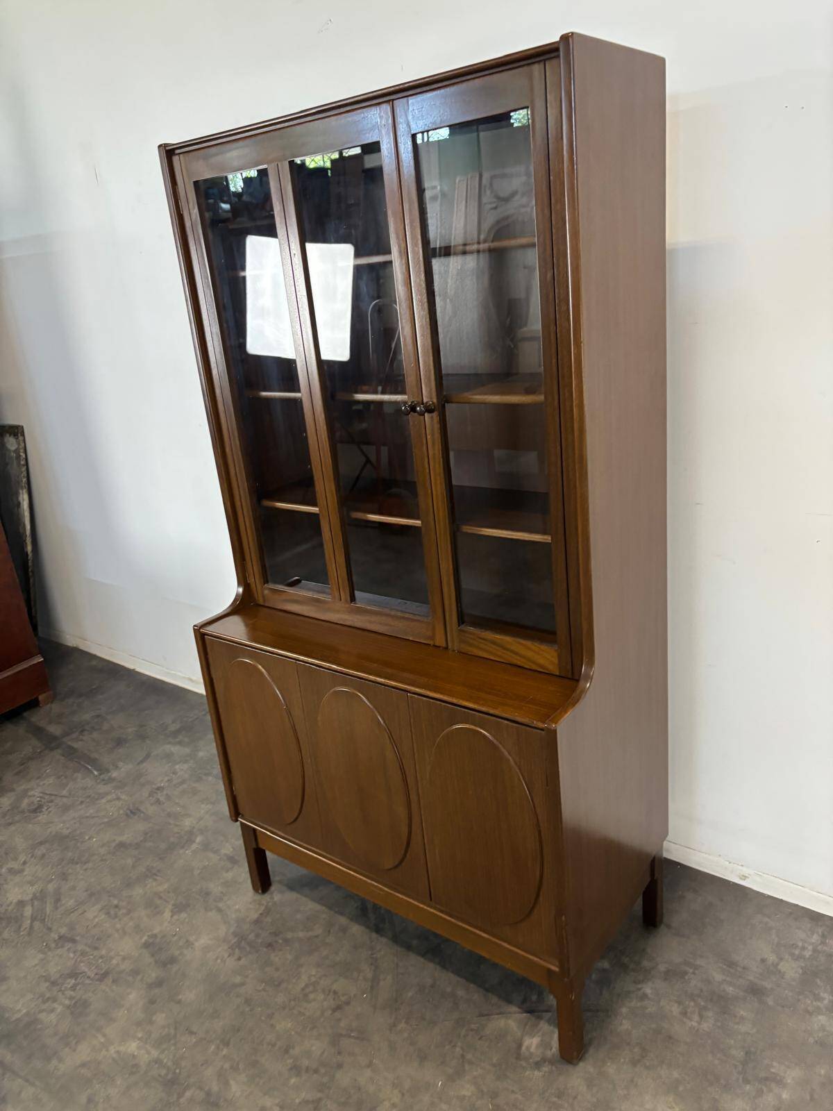 Mahogany library by Jacques Auville