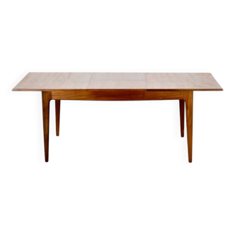 Midcentury Extending Table In Afromosia By A. Younger.