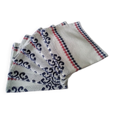 6 napkins basque linen