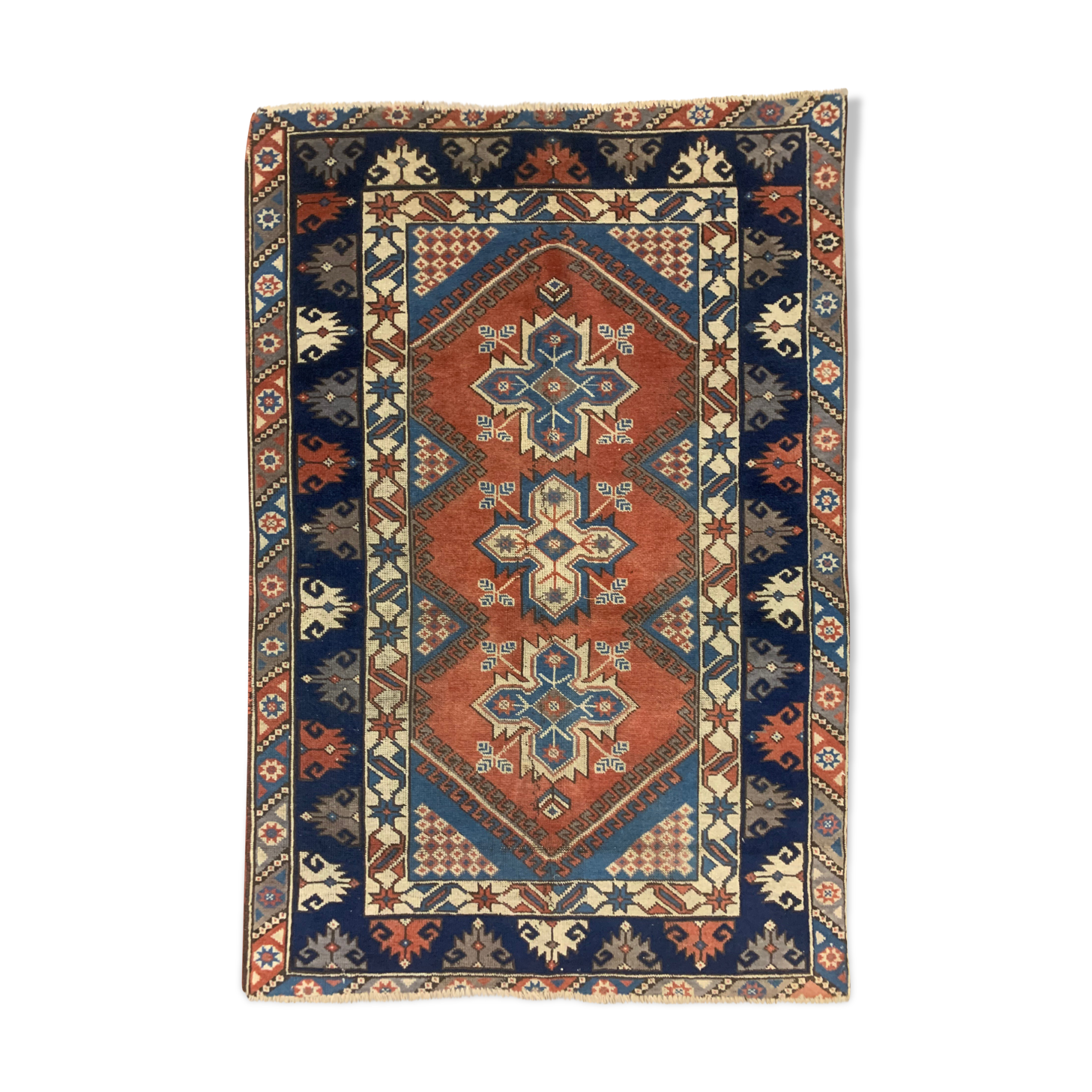 Turkish tribal rug veg dye 175x118 cm