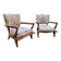 Paire de fauteuils designer Etienne Henri Martin SK250