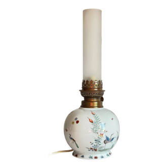 Ball lamp in limoges porcelain – france