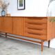 Teak sideboard by Heinrich Riestenpatt for RT Möbel.