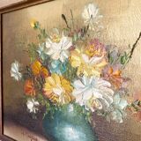 Painting bouquet of flowers