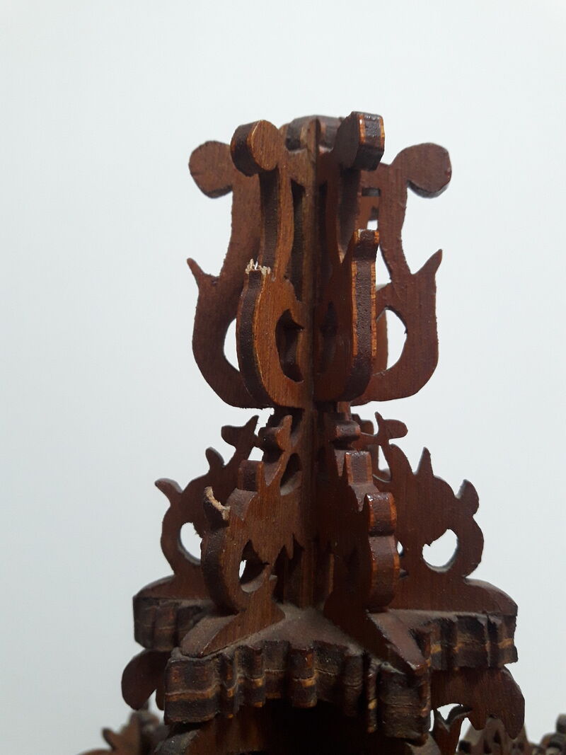 Liquor cellar bandstand wooden cut early XX °